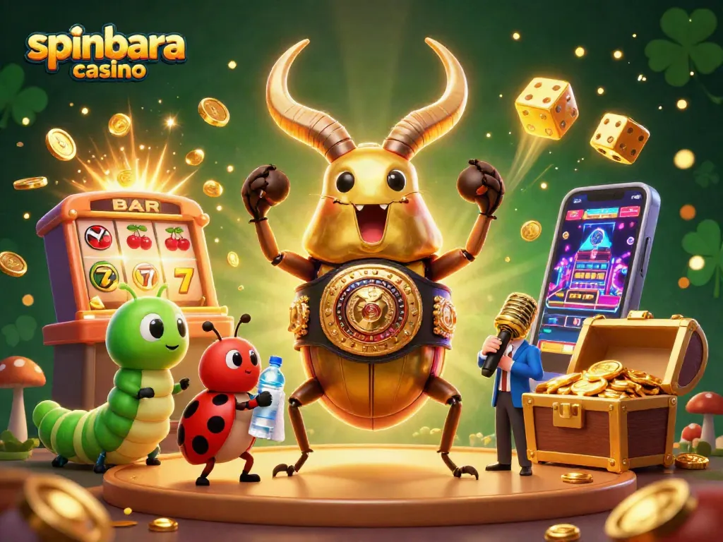 Experience thrilling wins at spinbara casino with a vibrant display of exciting gaming elements.